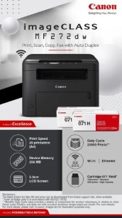 Canon laser MF272Dw @20000